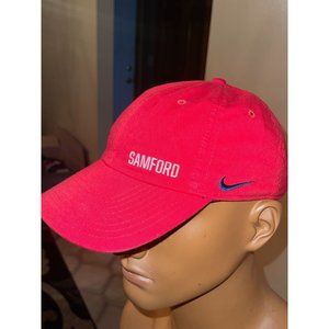 Samford Men's Red Cotton Heritage86 DRI-FIT Adjustable Baseball Outdoor Cap Hat